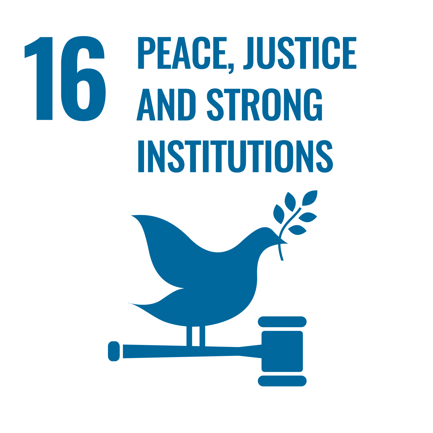 Goal 16 - Peace and justice - strong institutions